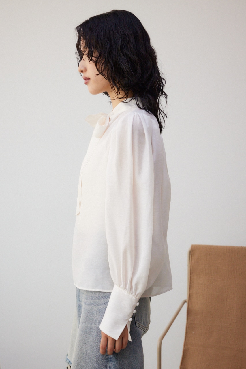 2WAYシアーリボンブラウス｜WOMEN｜250HSF30-096B｜AZUL BY MOUSSY