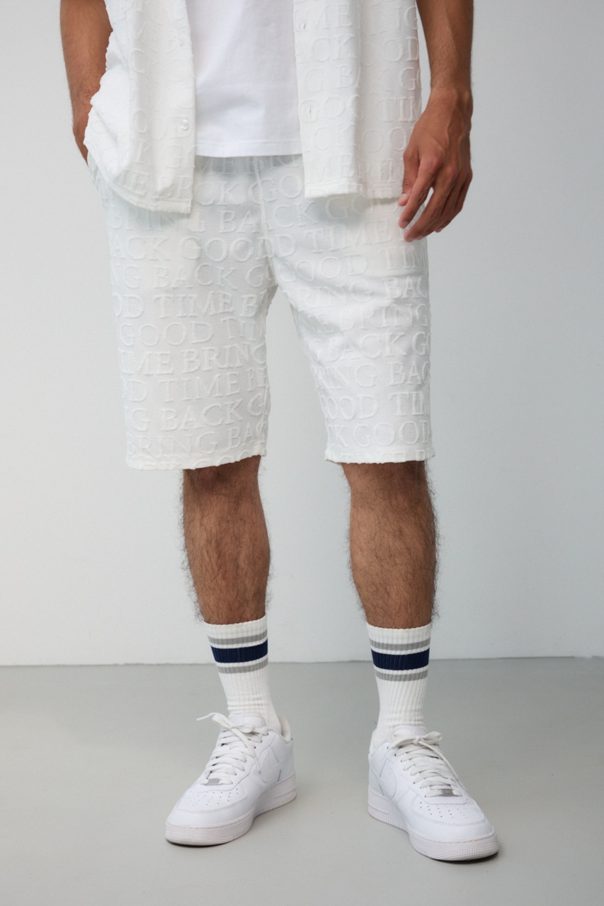 総柄パイルジャガードショートパンツ｜MEN｜251HST81-273E｜AZUL BY