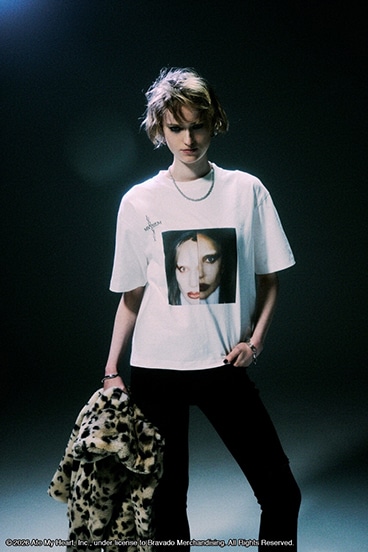 LADY GAGA】ショートスリーブTEEホワイト｜WOMEN｜250JSX90-4681｜AZUL