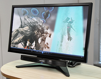 三菱、ゲーマー向け23型液晶ディスプレイ「VISEO MDT231WG」、ゲームの
