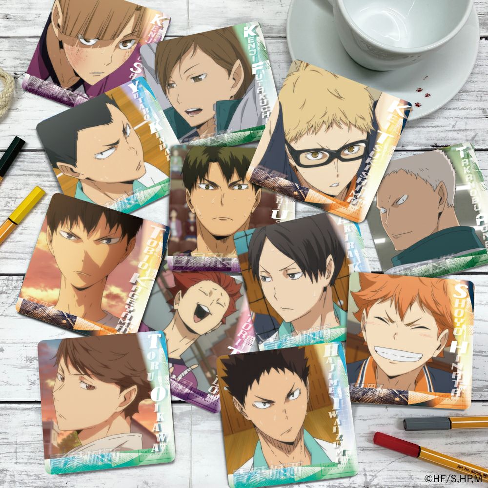 ハイキュー!! A page of youthコースター ランダム販売 青葉城西・角川