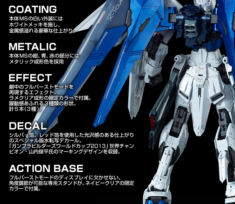 MG 1/100 ﾌﾘｰﾀﾞﾑｶﾞﾝﾀﾞﾑVer.2.0 ﾌﾙﾊﾞｰｽﾄﾓｰﾄﾞ ｽﾍﾟｼｬﾙｺｰﾃｨﾝｸﾞVer