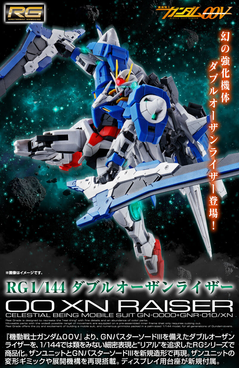 RG 1/144 ダブルオーザンライザー｜プレミアムバンダイ｜バンダイ