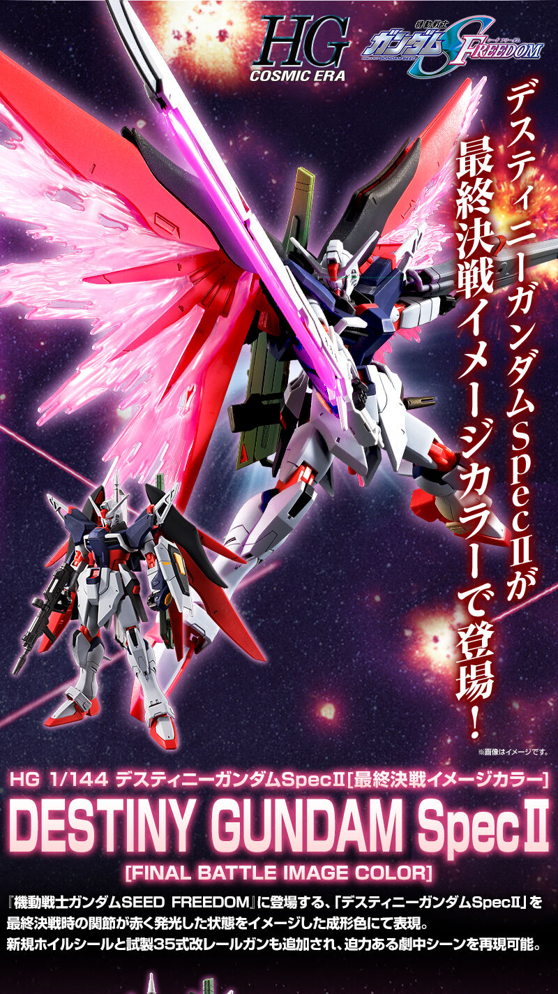 HG 1/144 デスティニーガンダムSpecII[最終決戦イメージカラー