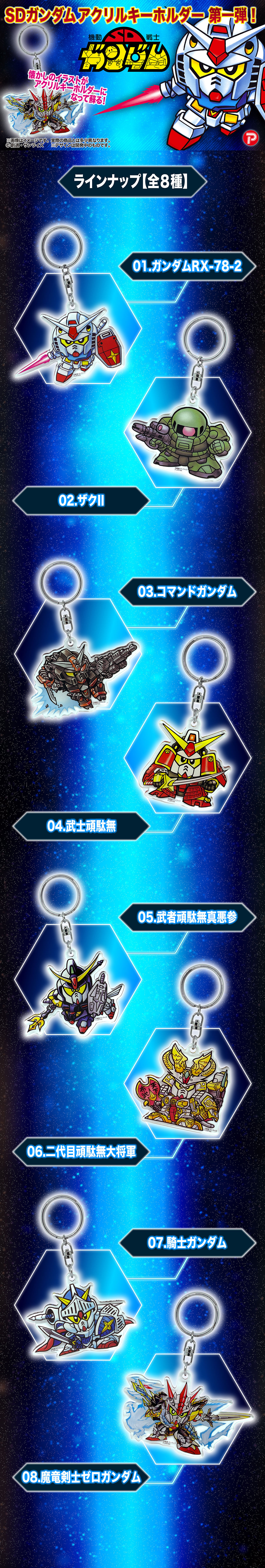 JAL × GUNDAM キーホルダーセット JAL × GUNDAM キーホルダーセット