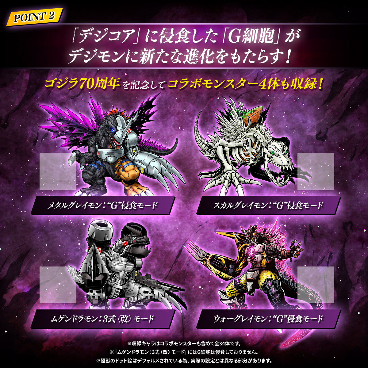 デジタルモンスターCOLOR ゴジラ 70th Edition ウォーグレイモン：“G