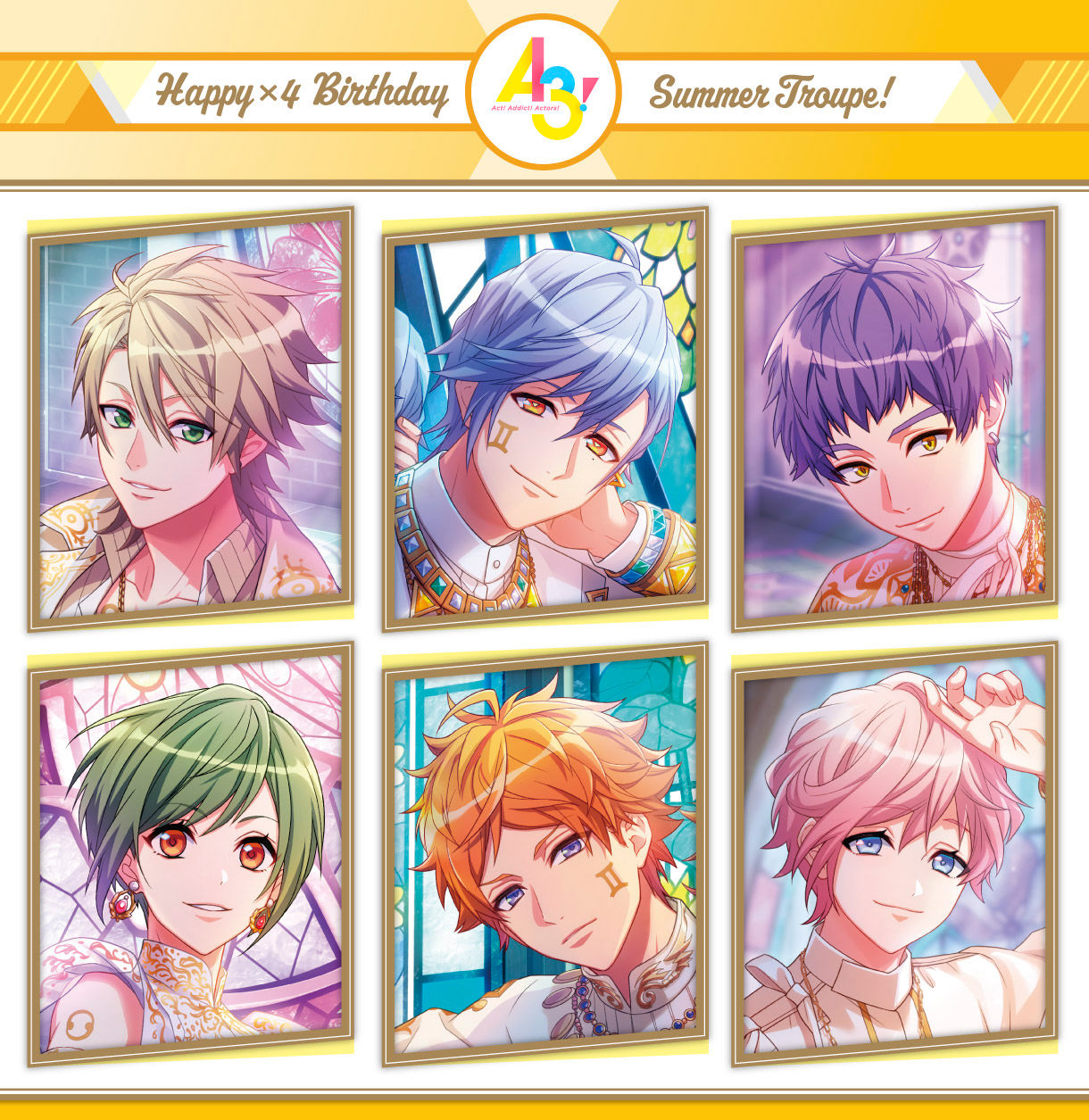 A3! ホログラム缶バッジ ～Happy×4 Birthday Summer Troupe
