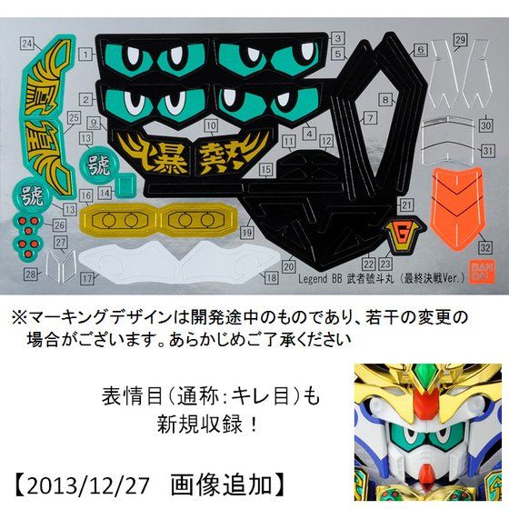 BB戦士 LEGENDBB 武者號斗丸（最終決戦Ver.）【再販】【3次：2020