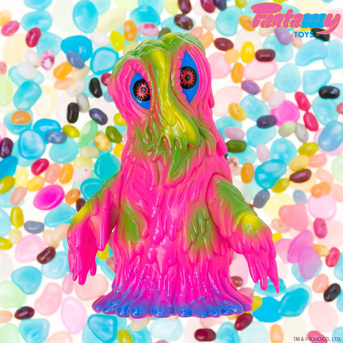 Fantazzzy TOYS/ファンタジートイズ ヘドラ ソフビ ピンク | ゴジラ