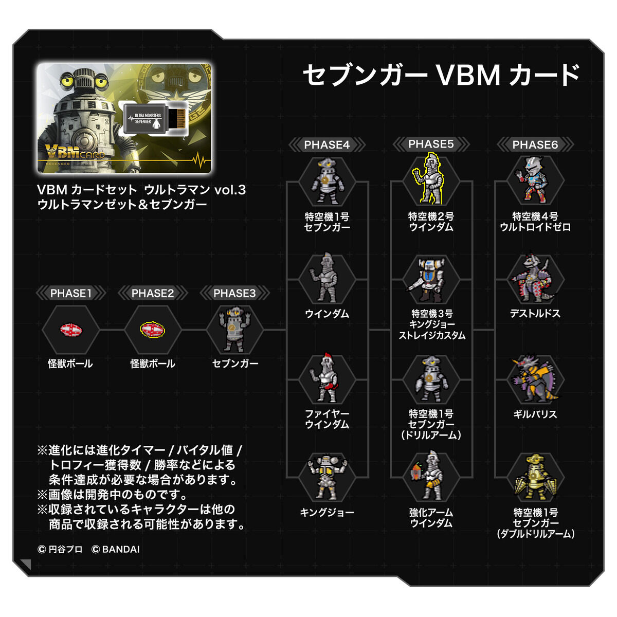 VBMカードセット ウルトラマンvol.3 ウルトラマンゼット＆セブンガー