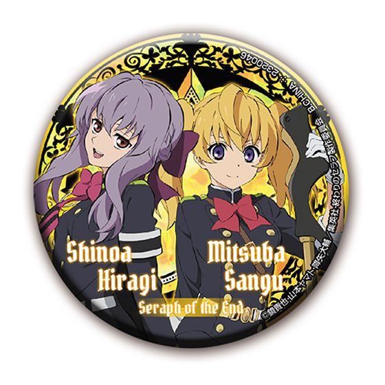 終わりのセラフ 一瀬グレン 缶バッジ J-WORLD 終わりのセラフ J WORLD