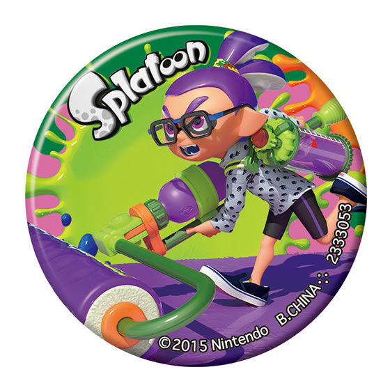 スプラトゥーン イカした缶バッジコレクション｜ガシャポン