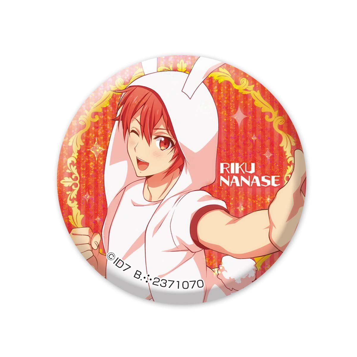 抽選販売】うさ耳パーカーホログラム缶バッジ IDOLiSH7ver