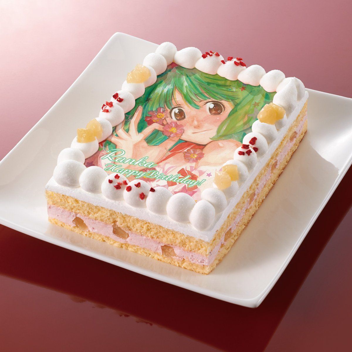 キャラデコプリントケーキ］マクロスF ランカ・リー（誕生日ver
