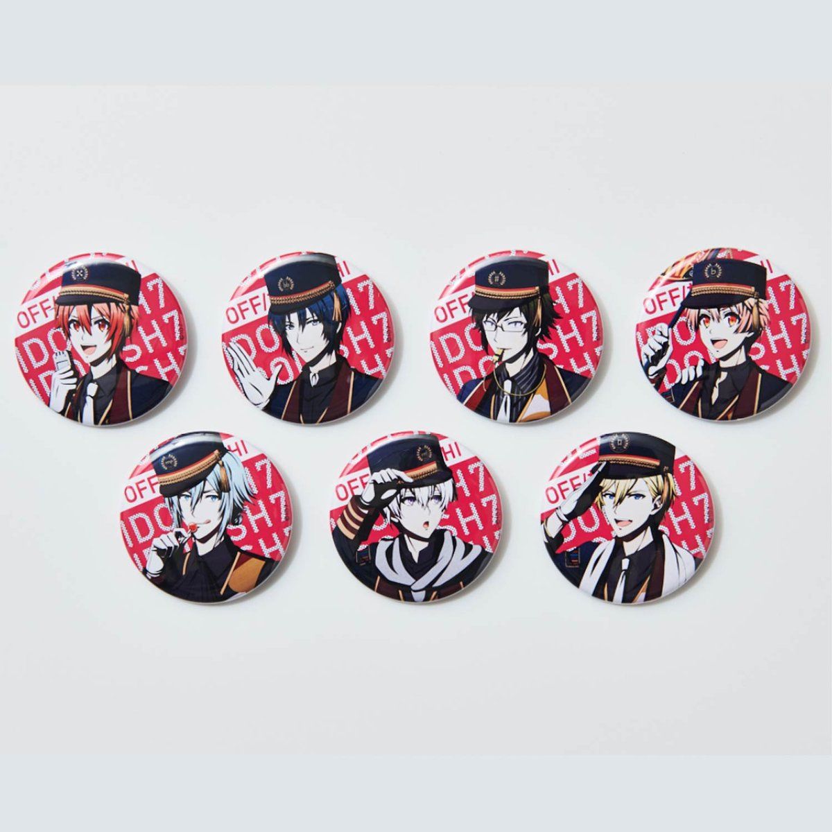 アイドリッシュセブン OFF/旅 オリジナル缶バッジ（@愛知.ver） 7種 A