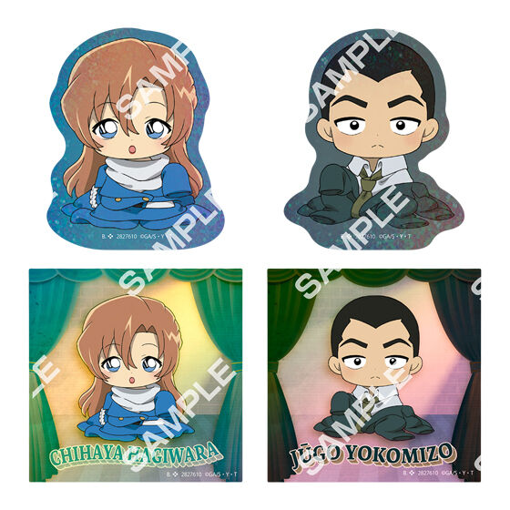 フラットガシャポン】名探偵コナン ちぢませ隊ステッカーコレクション2