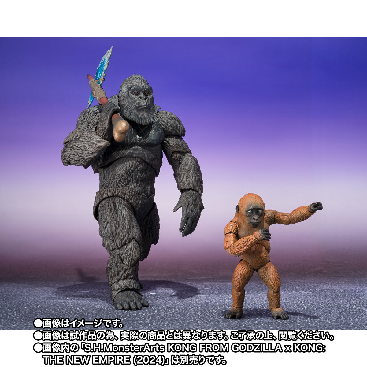S.H.MonsterArts SUKO & MOTHRA (2024) FROM GODZILLA × KONG: THE NEW