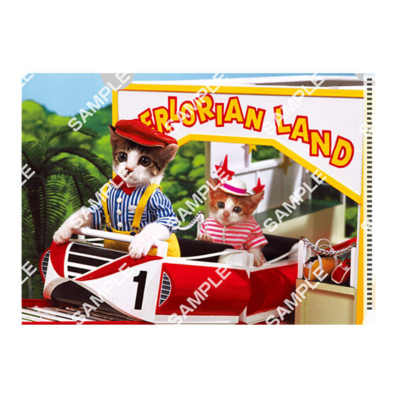 ジャンボカードダス/フラットガシャポン】なめ猫 miniクリアファイル