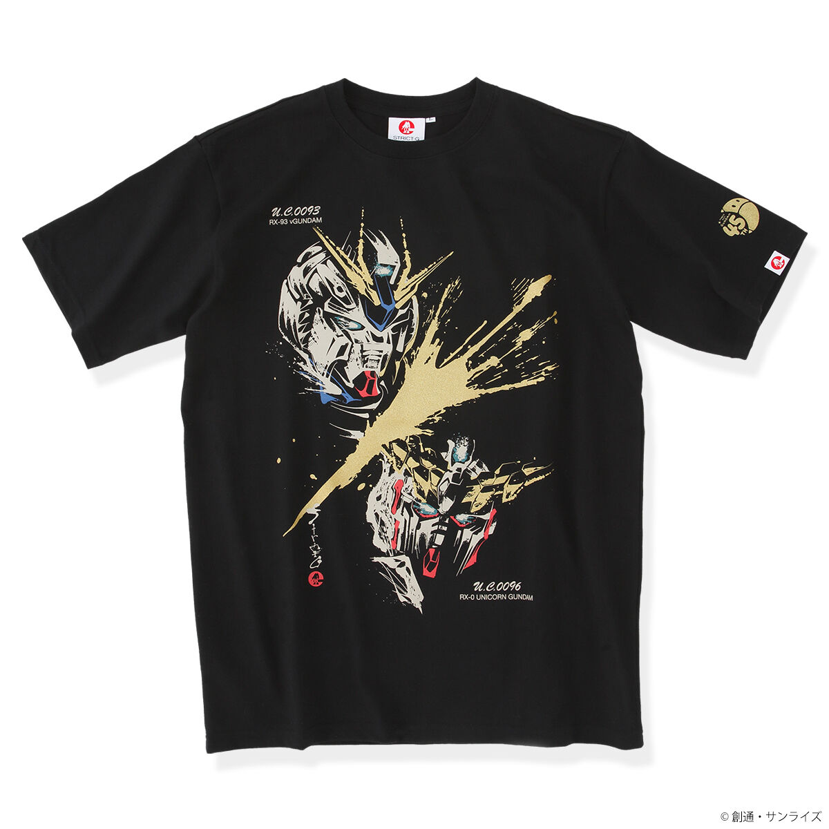 STRICT-G JAPAN ガンダムシリーズ45周年記念Tシャツ νガンダム