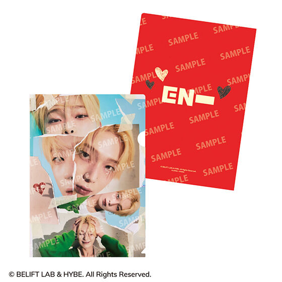 フラットガシャポン】ENHYPEN クリアファイルコレクション｜ガシャポン