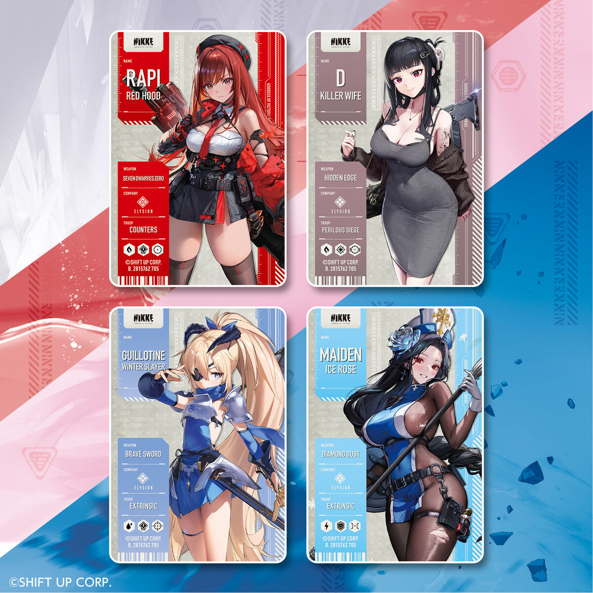 NIKKE メタリックパスコレクションVer.3（パック） | BANDAI TOYS