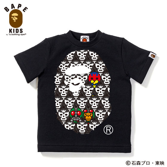 A BATHING APEコラボ 仮面ライダー Tシャツ#3 KIDS | 仮面ライダー