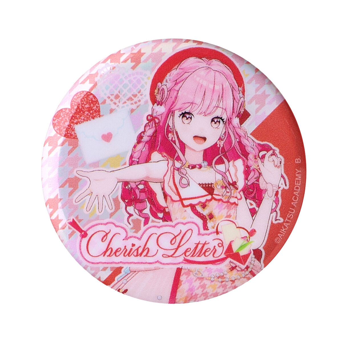 ハピクロ！】アイカツアカデミー！プレミアムレアドレス ホロ缶バッジ