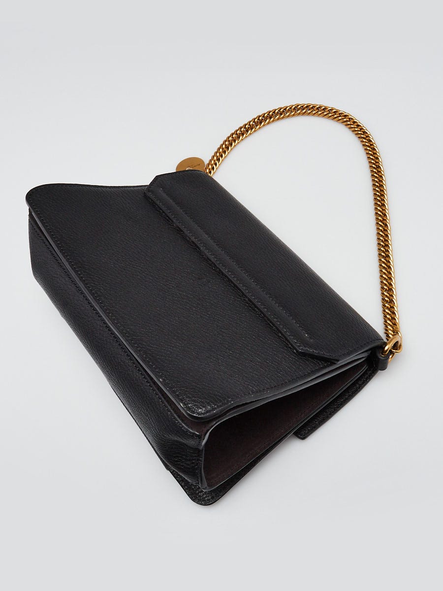 Givenchy Limited Edition Black Leather/Suede GV3 Small Shoulder