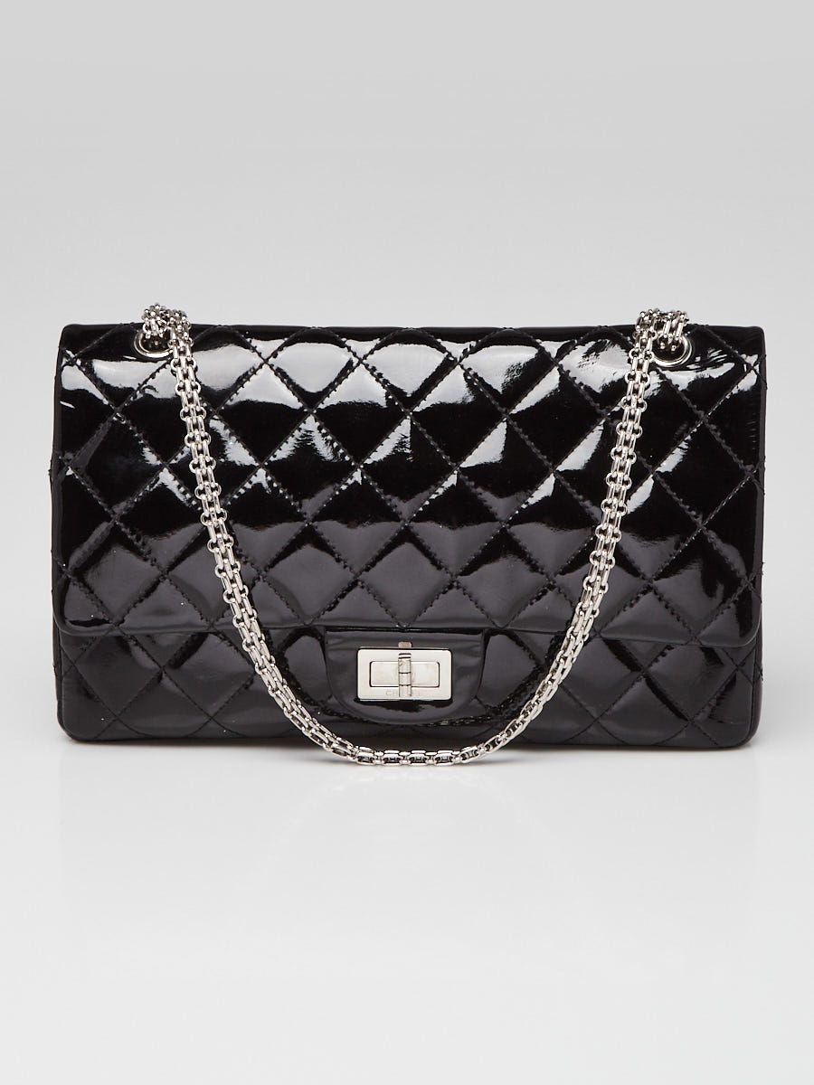 Chanel Black 2.55 Reissue Quilted Classic Patent Leather 227 Jumbo