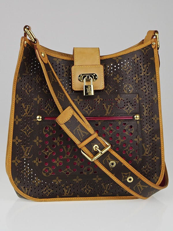 Louis Vuitton Limited Edition Fuchsia Monogram Perforated Musette