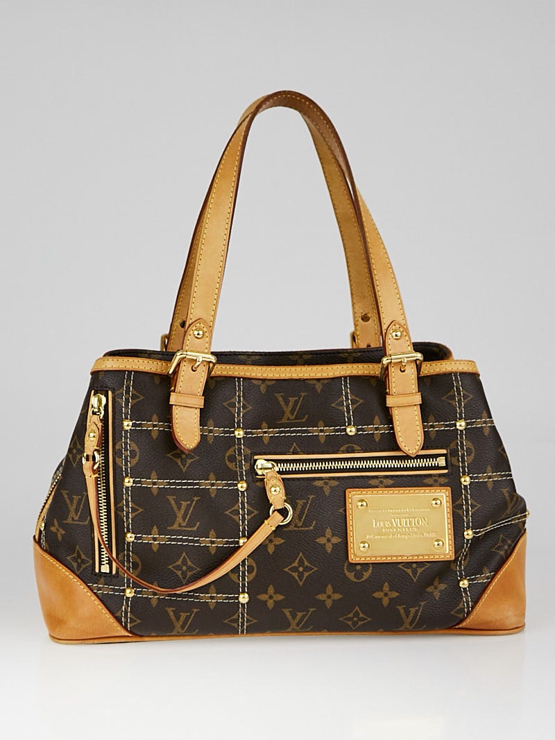 Louis Vuitton Limited Edition Monogram Canvas Riveting Bag