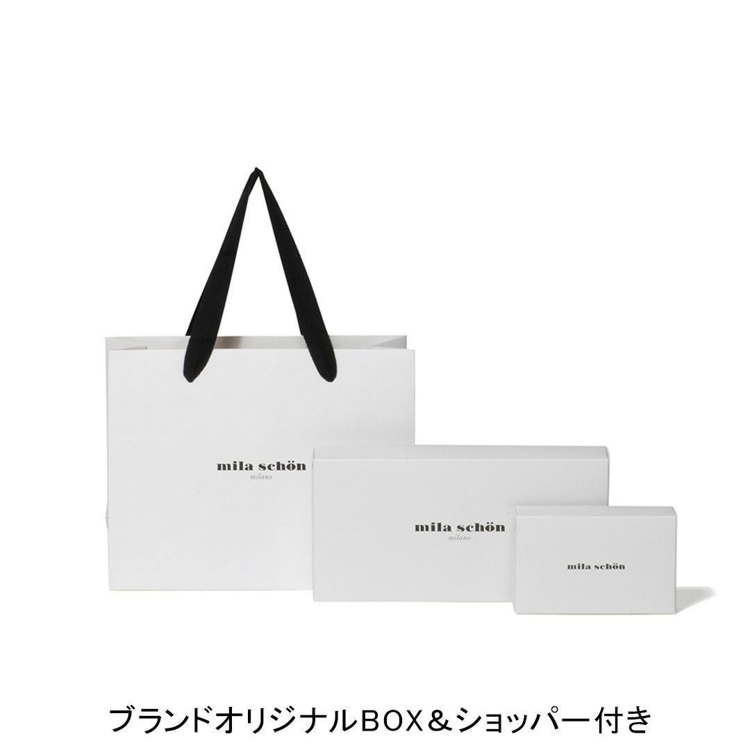 mila schon CALF LEATHER 中ベラ付二つ折り財布 商品｜THE BAGMANIA