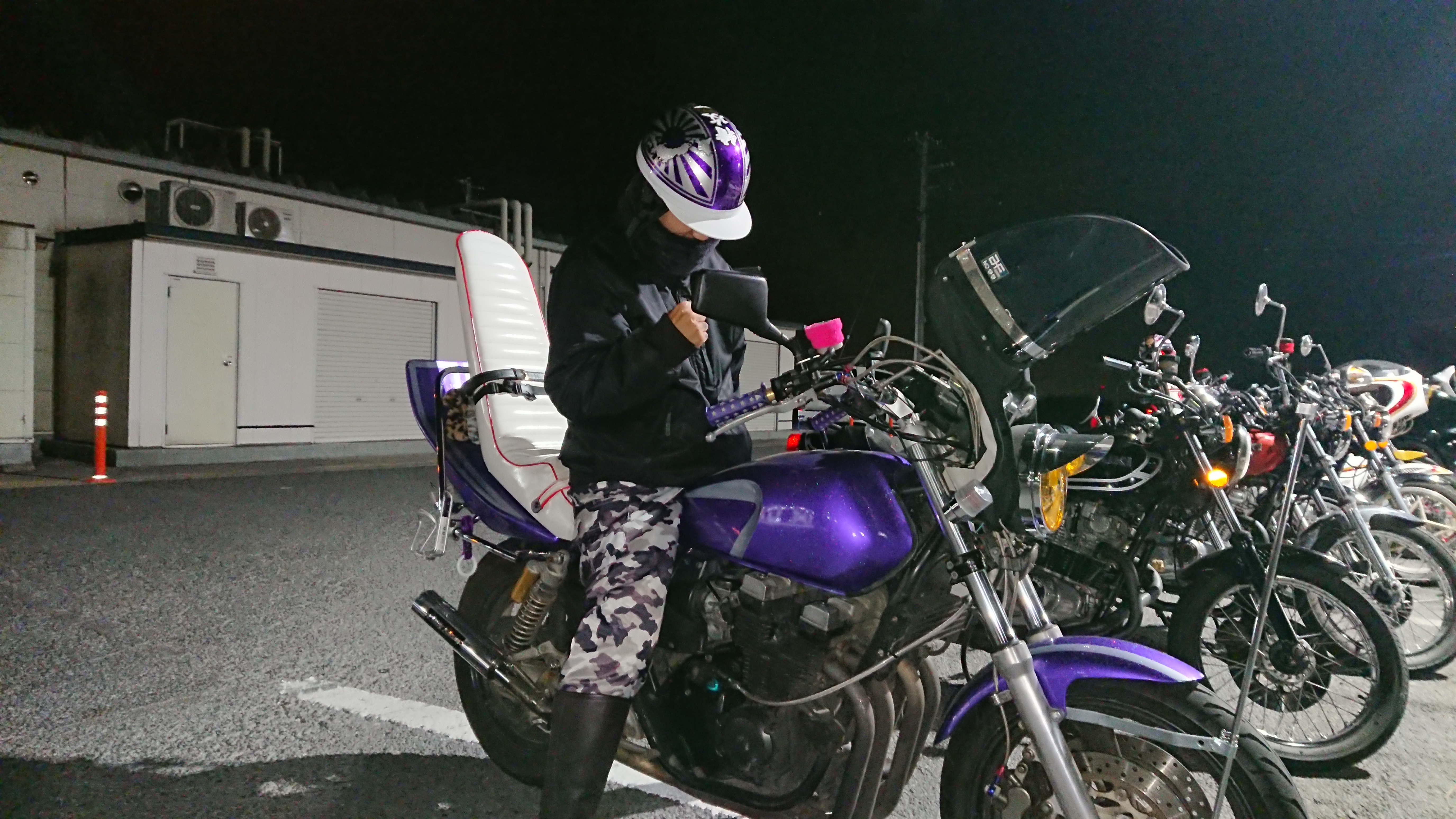 GSX400Eザリ納車と夜の鉄剣タロー | GS400 旧車バイクのブログ@王鈴