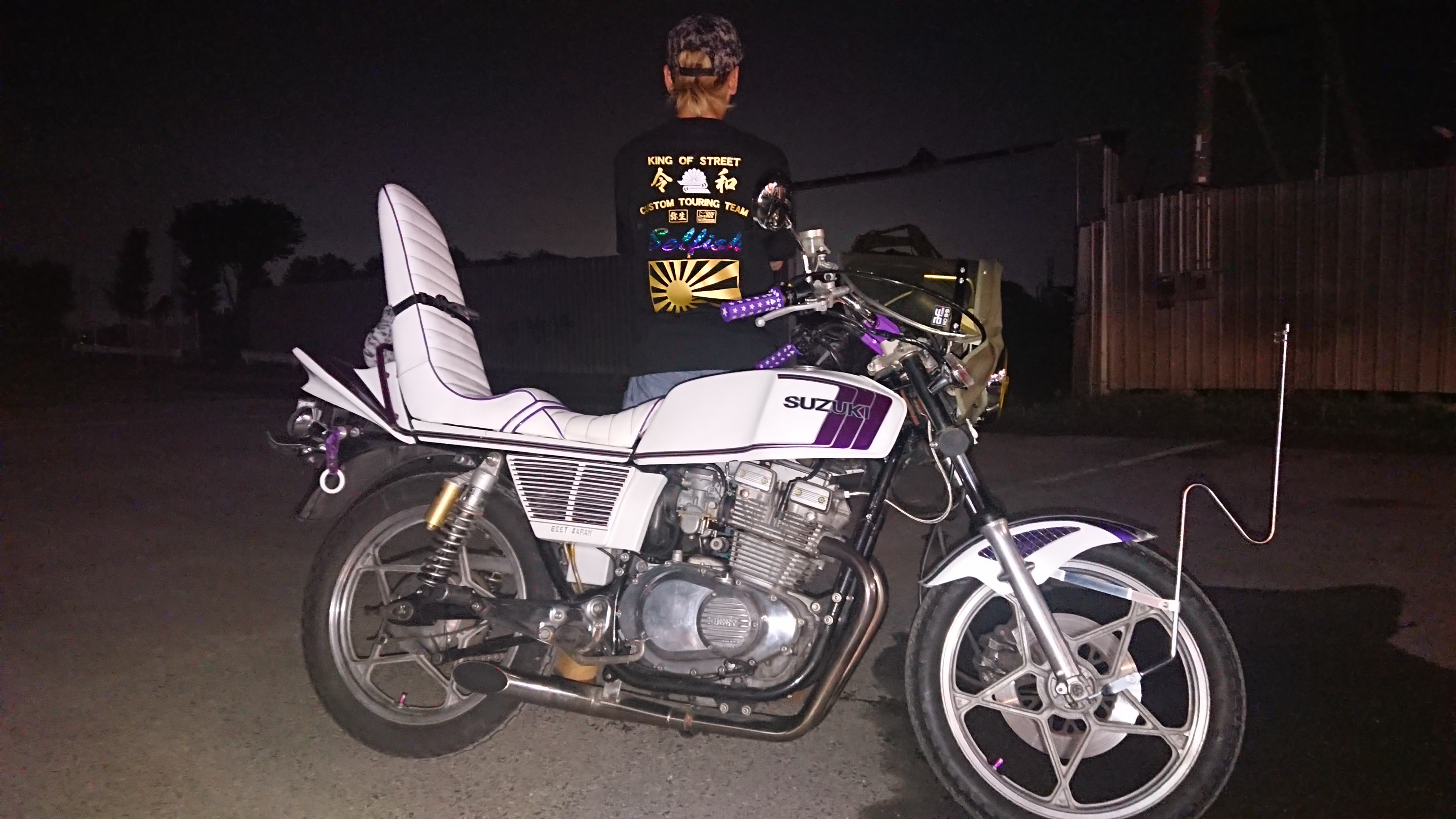 GSX400Eザリ納車と夜の鉄剣タロー | GS400 旧車バイクのブログ@王鈴