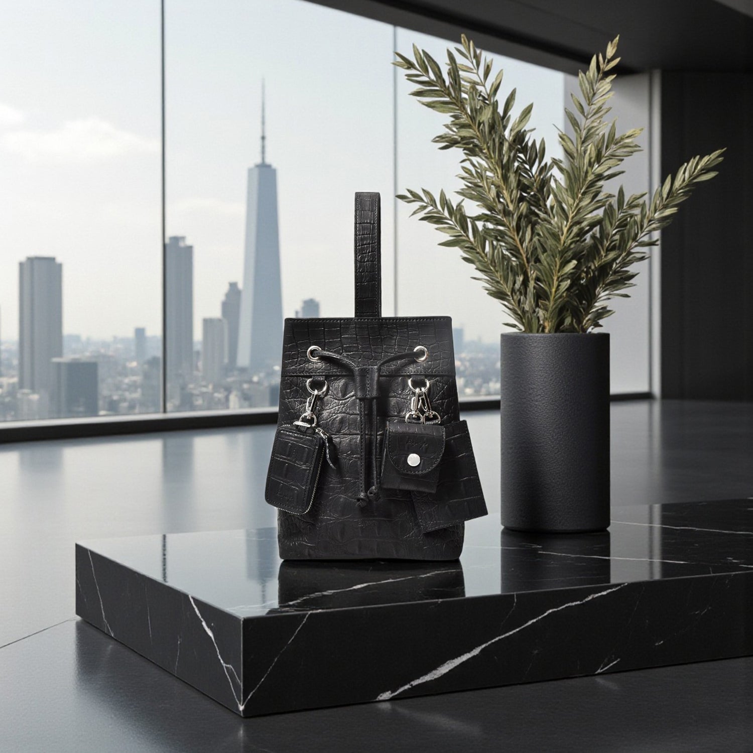 巾着｜BajoLugo（バジョルゴ）｜レザースニーカー、バッグ、財布