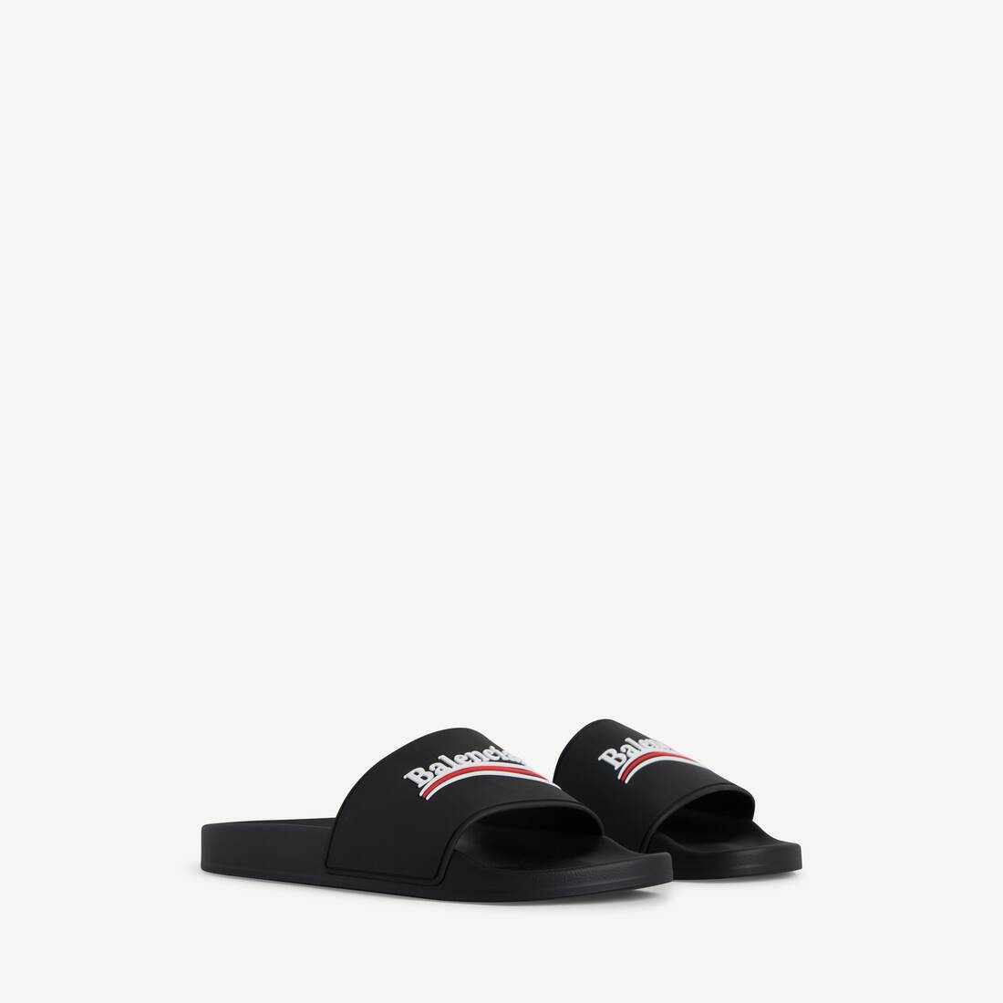 ブラック の メンズ Pool Slide サンダル | Balenciaga JP (バレンシアガ）