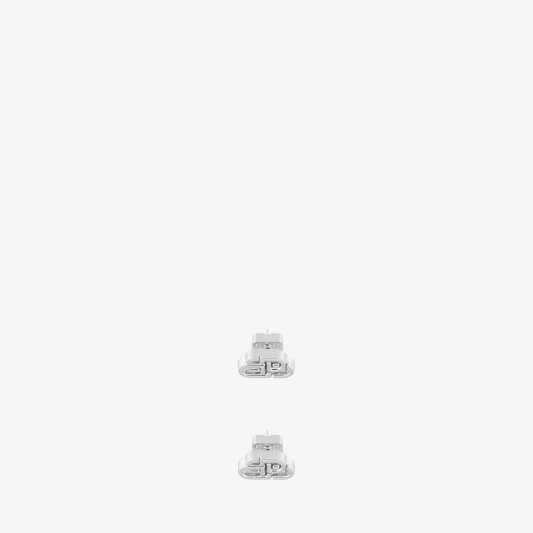 Bb Xs Stud Earrings in Silver | Balenciaga US