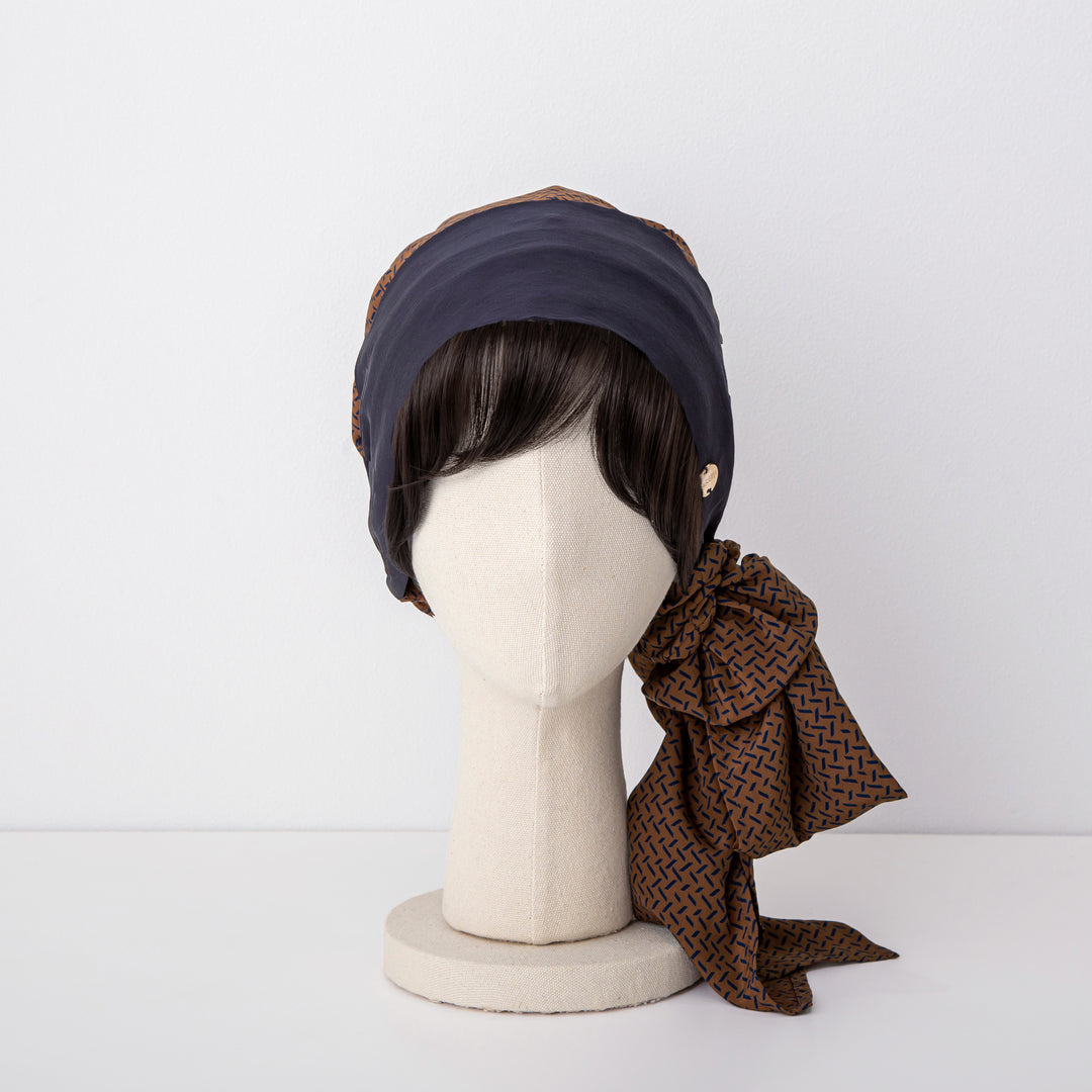 BAREN】前髪ウィッグ付きスカーフハットMサイズ SCARF HAT (M