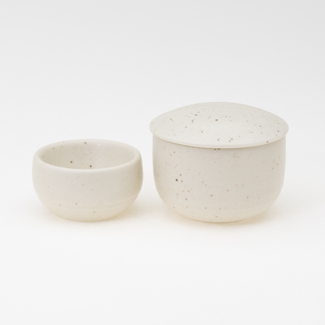 白ミカゲ香炉（小・蓋なし）＜モダン仏具 単品 基本色＞【676-203