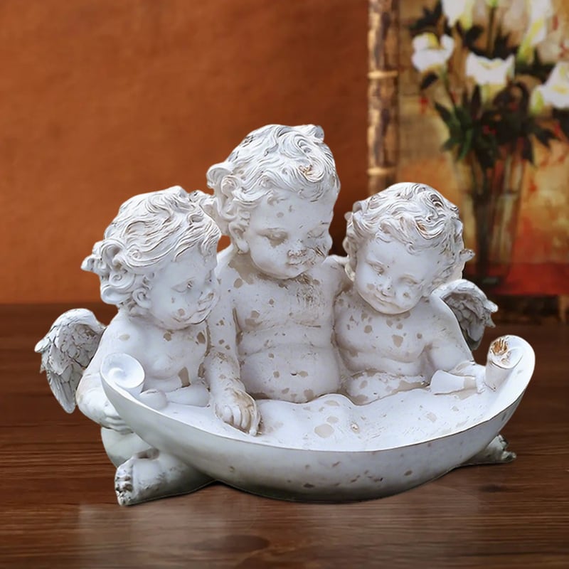 オブジェ 天使 ヴィンテージ調 ヨーロッパ風 おしゃれ かわいい