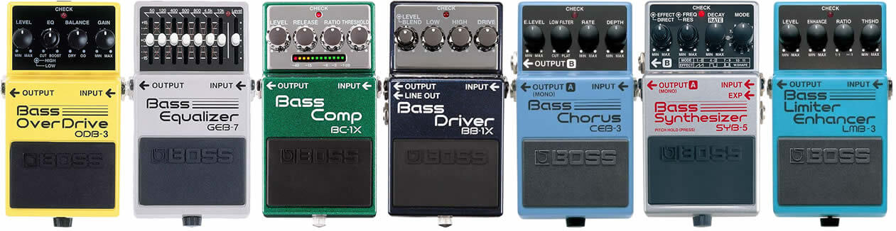 初心者からプロまで》BOSSのベース用エフェクターについて【ベース博士】