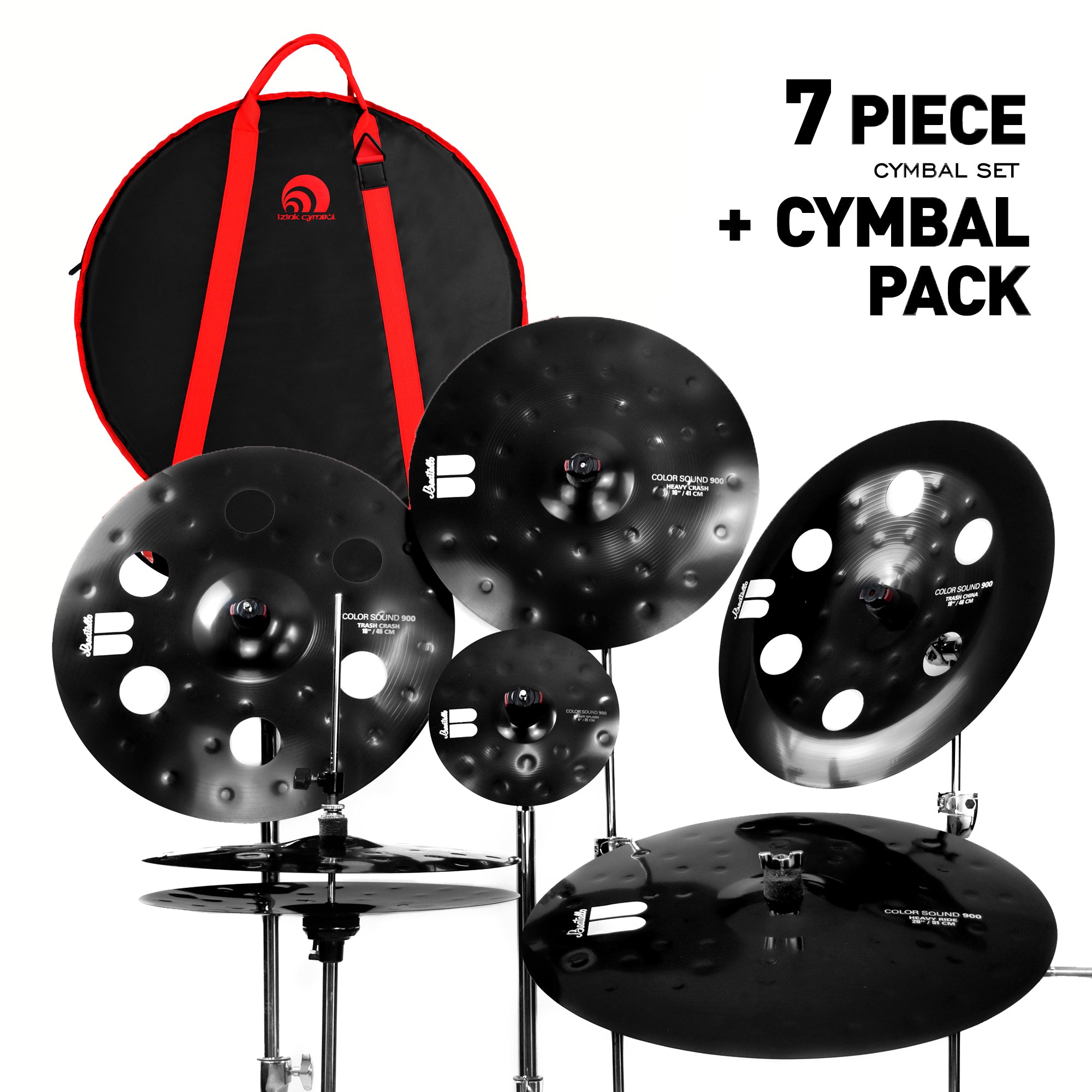 The Black Devil 900 Series-7PCS Cymbal Set – Beatello