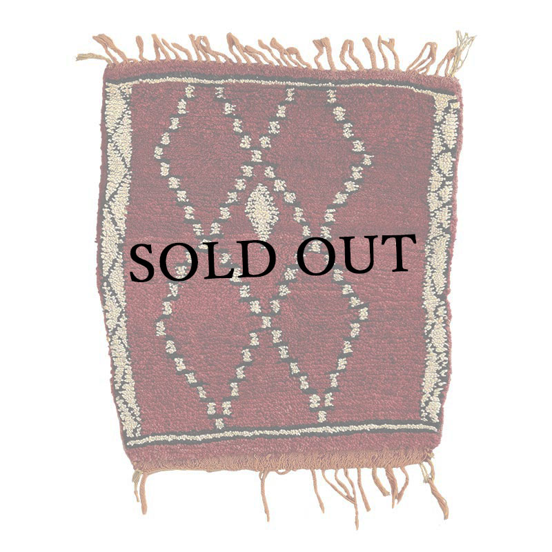 トライバルラグ[モロッカン] モロッコ産 / 1980年代 / OR414 | ボー