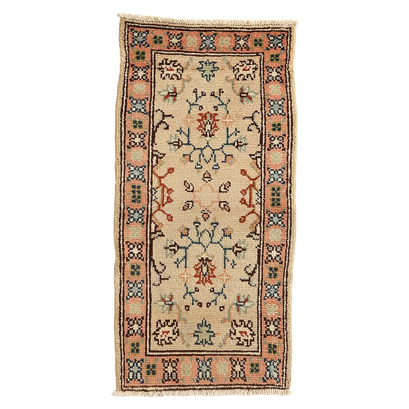 トライバルラグ [フローラル] 1990年代 / OR752 | ボー・デコール