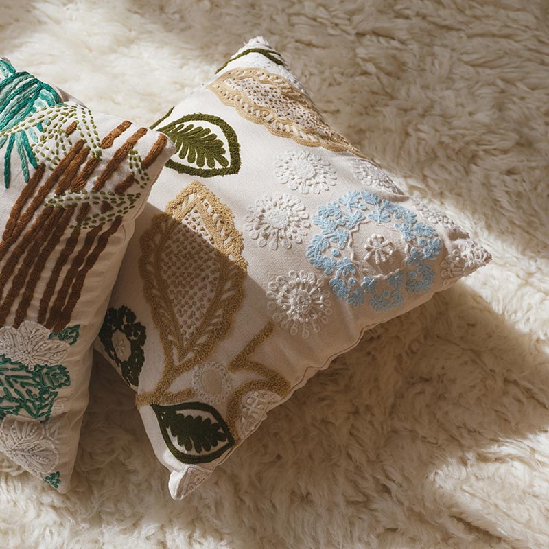 刺繍クッションカバー | ボー・デコール オンラインショップ