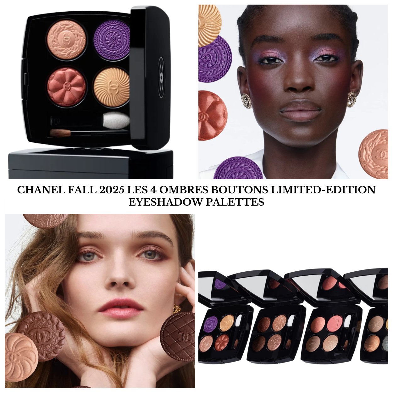 Palette Preview! CHANEL Fall 2025 Les 4 Ombres Boutons