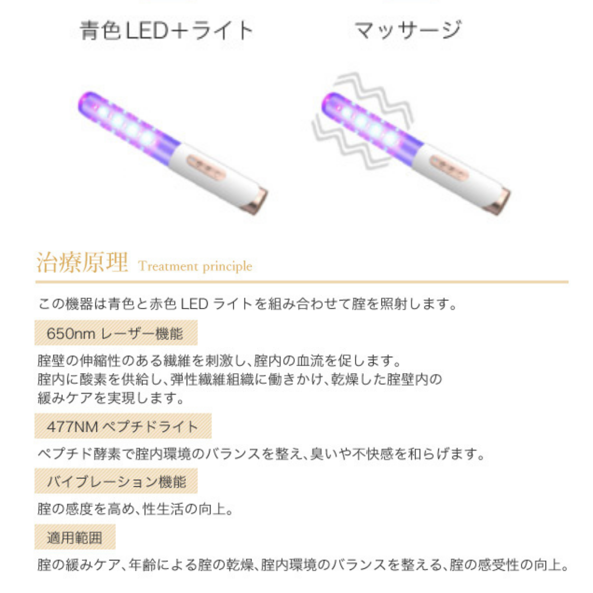 yoniCARE 家庭用膣トレ器 専用ジェル付 き ちつレーザー LED