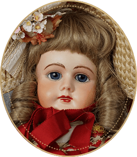 ヘルトヴィッヒ どんぐりお目目の女の子 ビスクドール ヘルトヴィッヒ