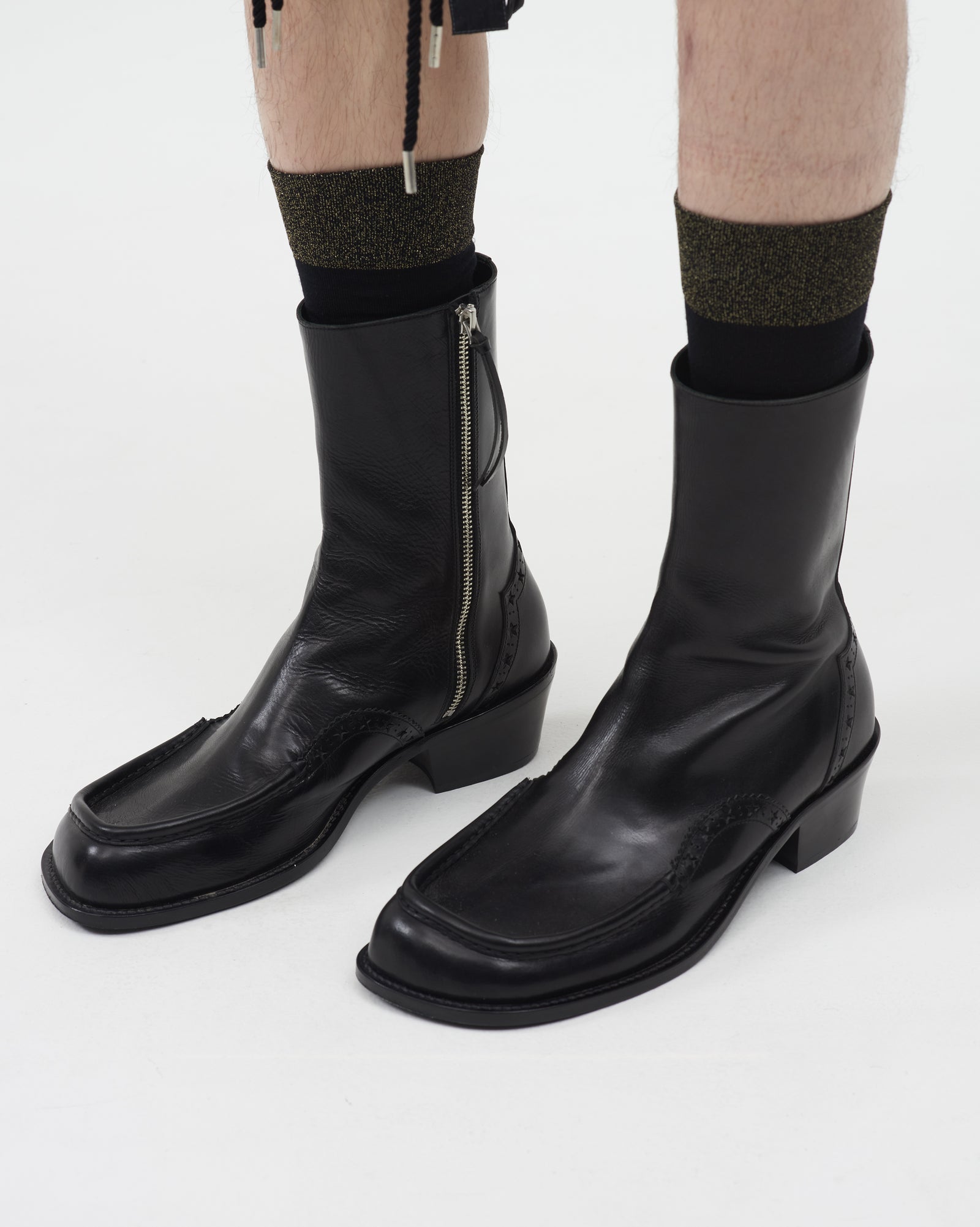 Square toe Boots – Black｜BED j.w. FORD Official Website