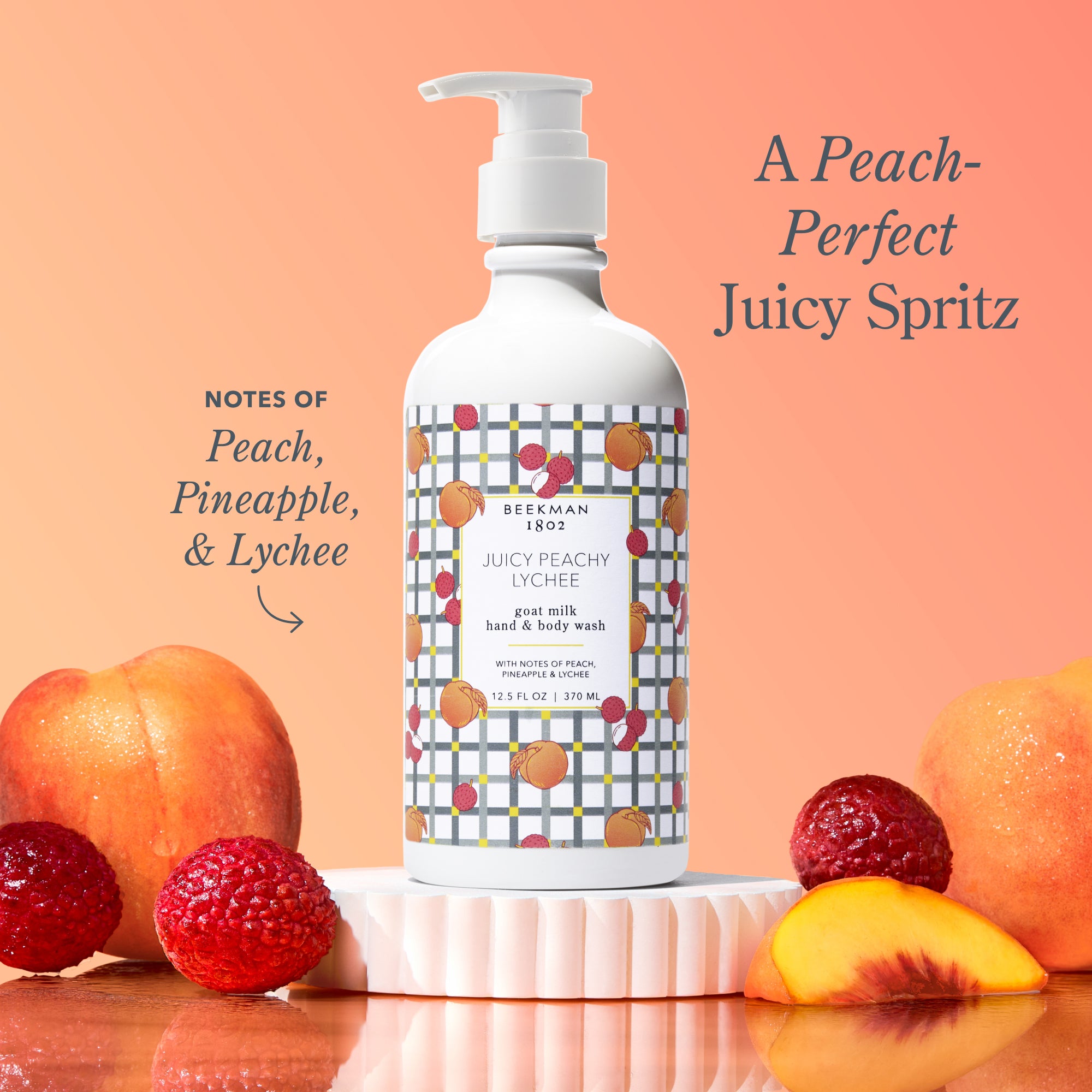 Juicy Peachy Lychee Hand & Body Wash
